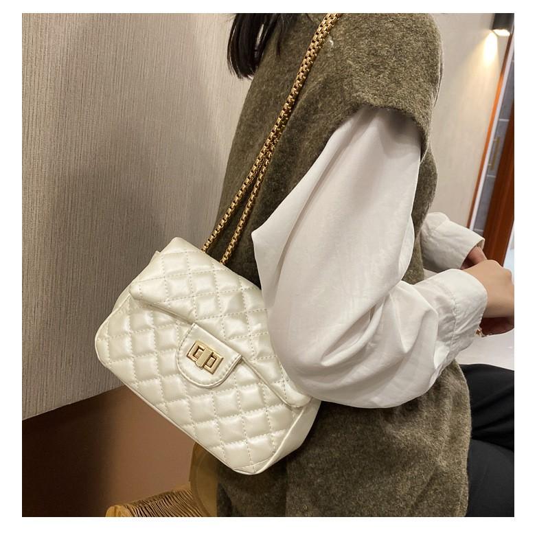 Túi xách nữ đeo chéo da mềm trần trám giá rẻ BAG U TD18