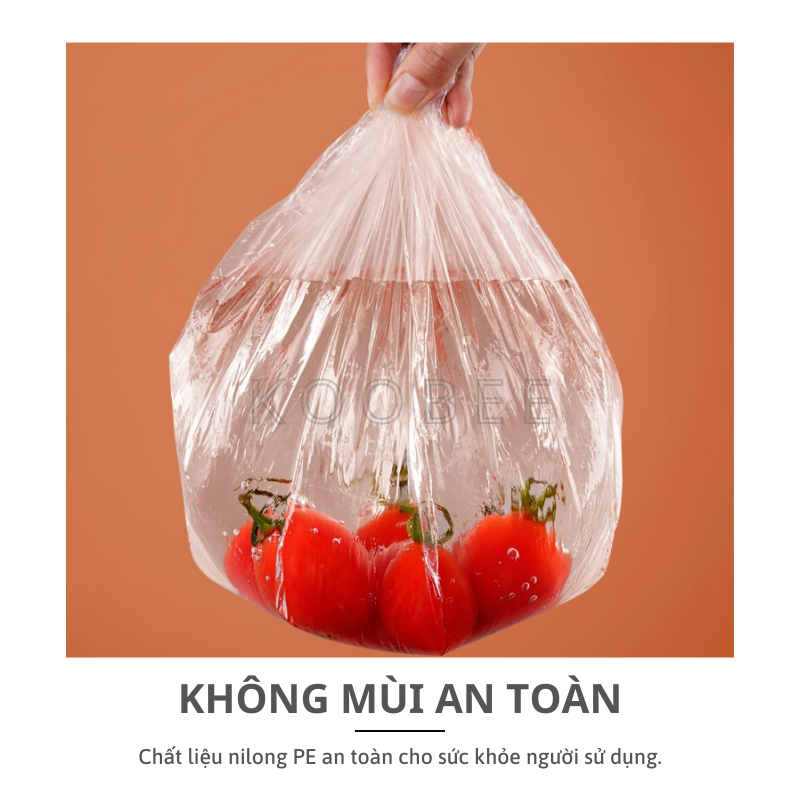 Màng bọc thực phẩm thức ăn co dãn KooBee - Túi bọc thực phẩm đồ ăn có chun bảo quản thực phẩm cực tốt