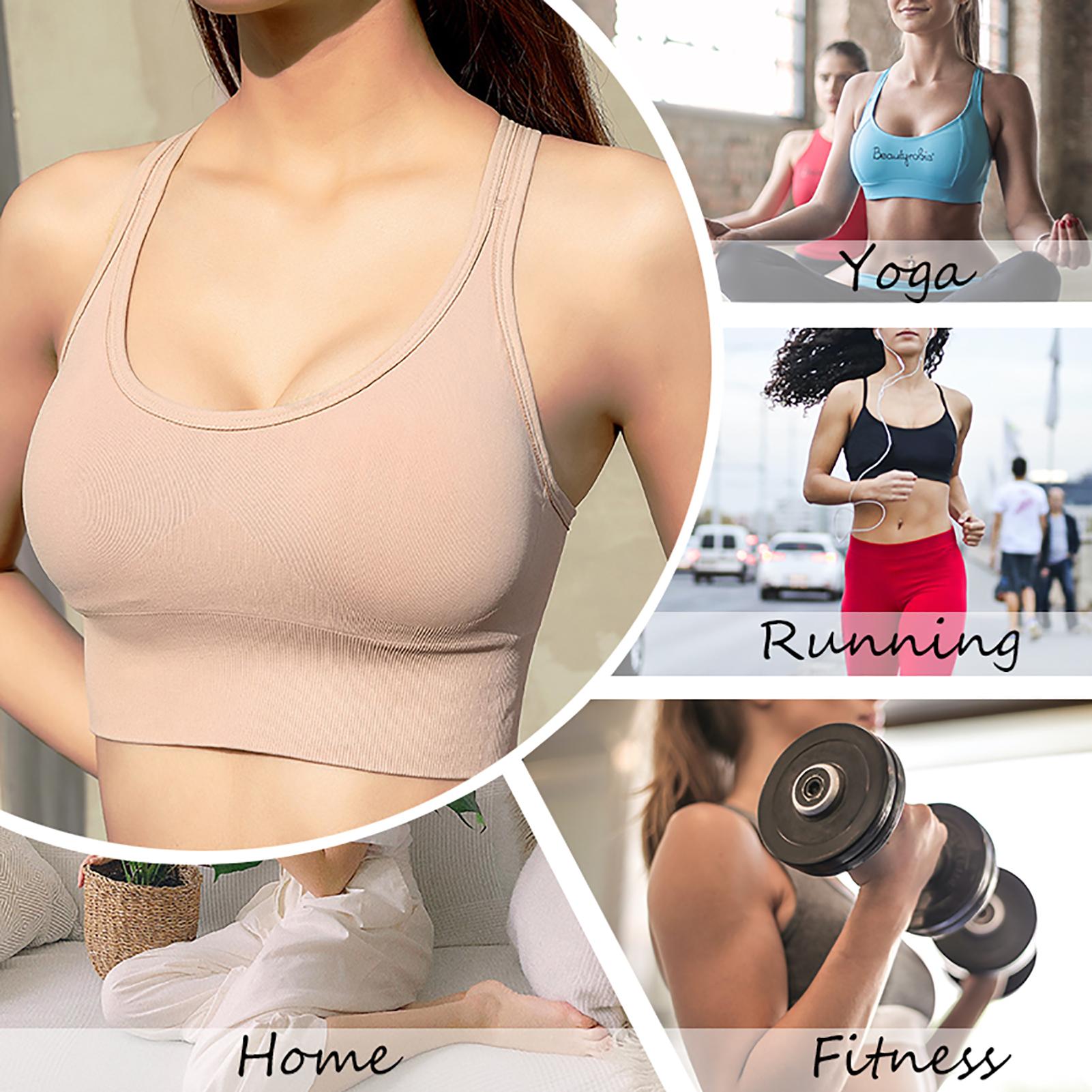 Bra thể thao cho nữ có mút đệm, thiết kế chéo lưng, ôm body, sexy