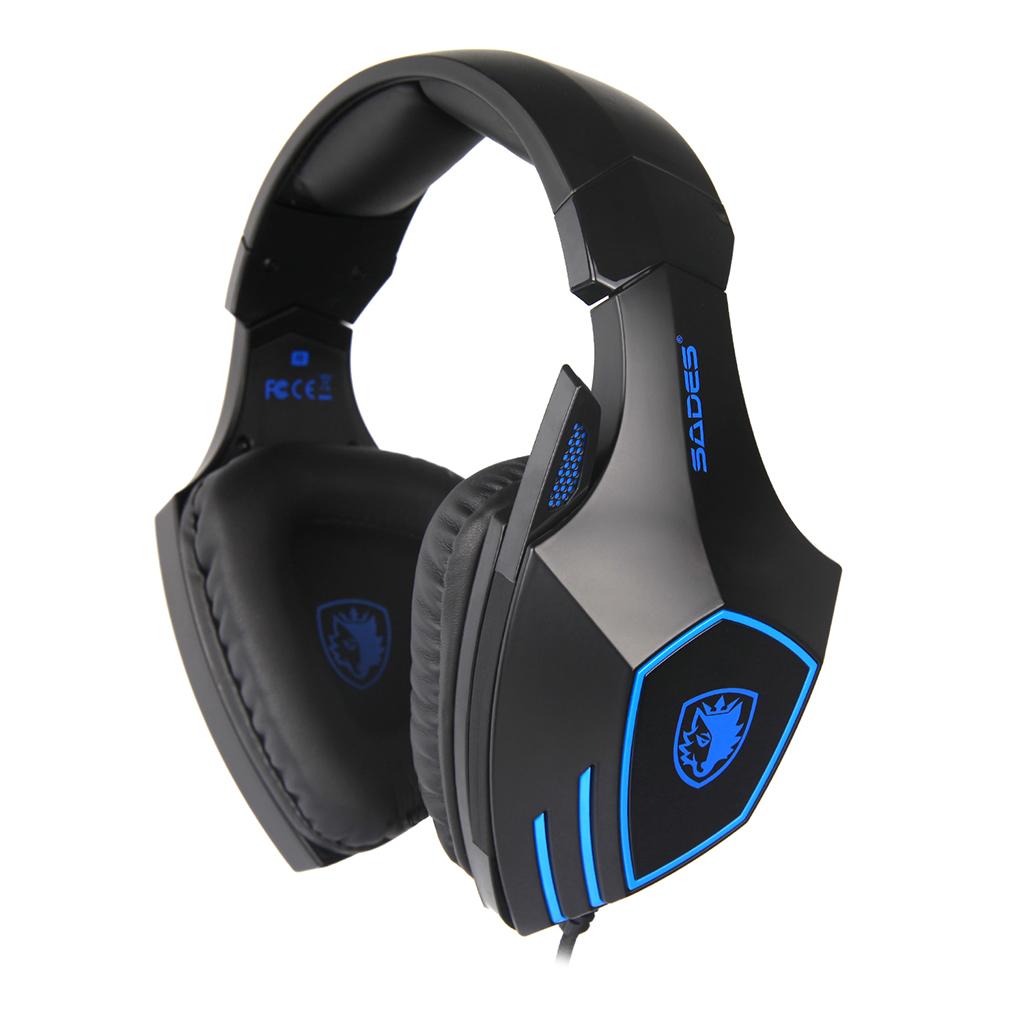 SA819 LED Stereo Headsets Surround Sound Gaming Headphones 3.5mm W/ MIC