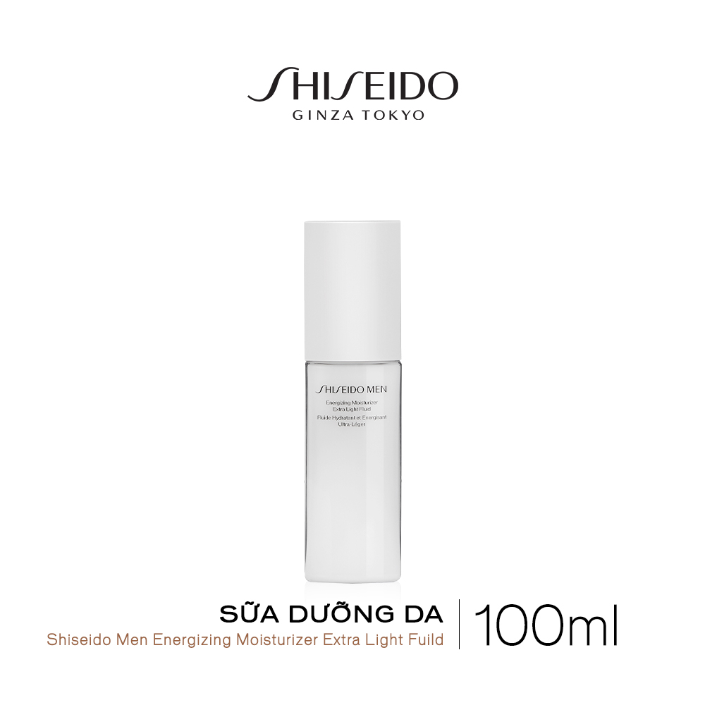 Sữa dưỡng da Shiseido Men Energizing Moisturizer Extra Light Fluid 100ml