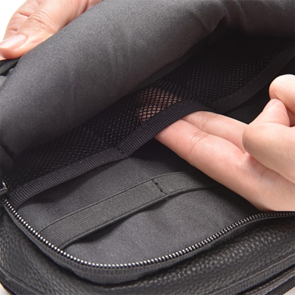 Túi  phụ kiện Wiwu Salem Anti - Theft Travel Pouch thiết kế kích thước nhỏ, sức chứa lớn, có dây kéo YKK rất bền - Hàng chính hãng