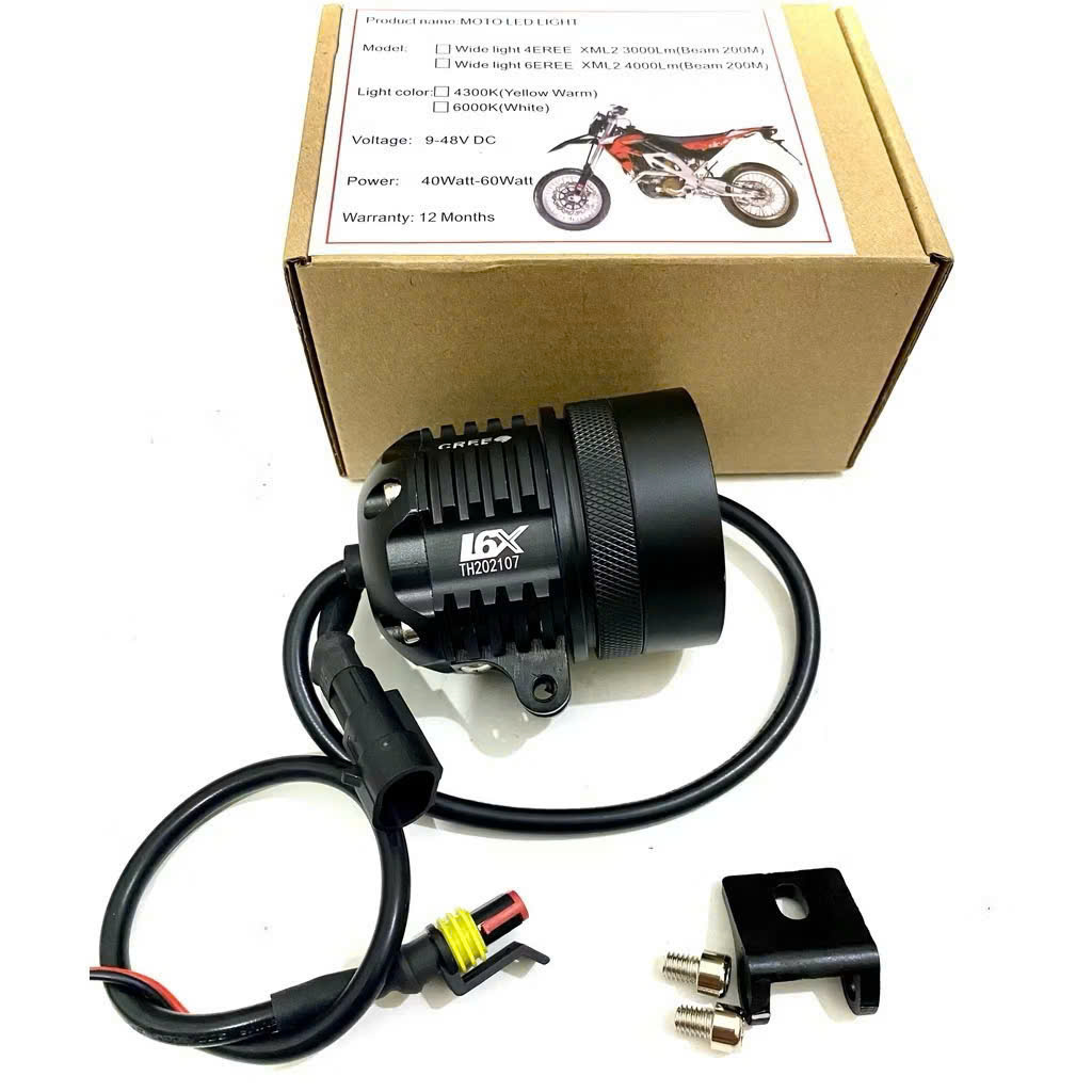 ĐÈN TRỢ SÁNG XE MÁY L6X BMI SIÊU SÁNG SIÊU GOM LẮP CÁC XE HÀNG ĐẸP LOẠI TỐT