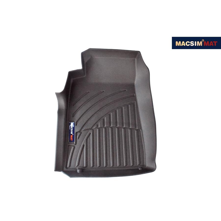 Thảm lót sàn xe ô tô Isuzu D-max 2015- 2020 Nhãn hiệu Macsim chất liệu nhựa TPV cao cấp màu đen