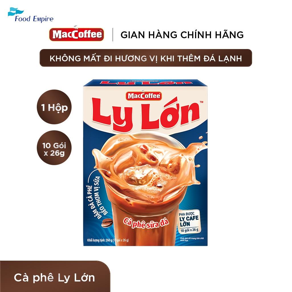 Cà phê Ly Lớn - Maccoffee (hộp 10 gói x 26g)