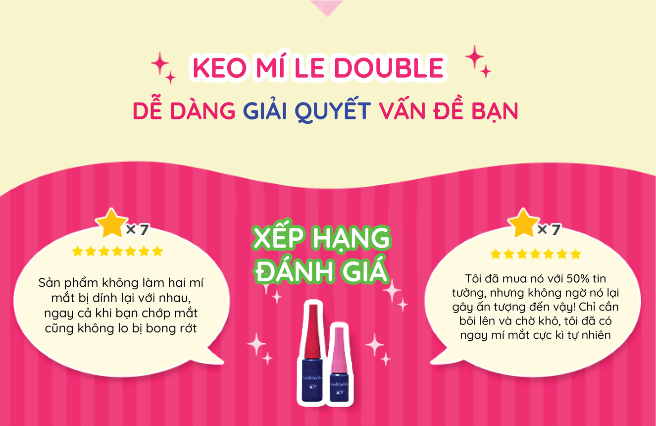 Gel Kích Mí Mắt LeDouble Nhật Bản (2ml)