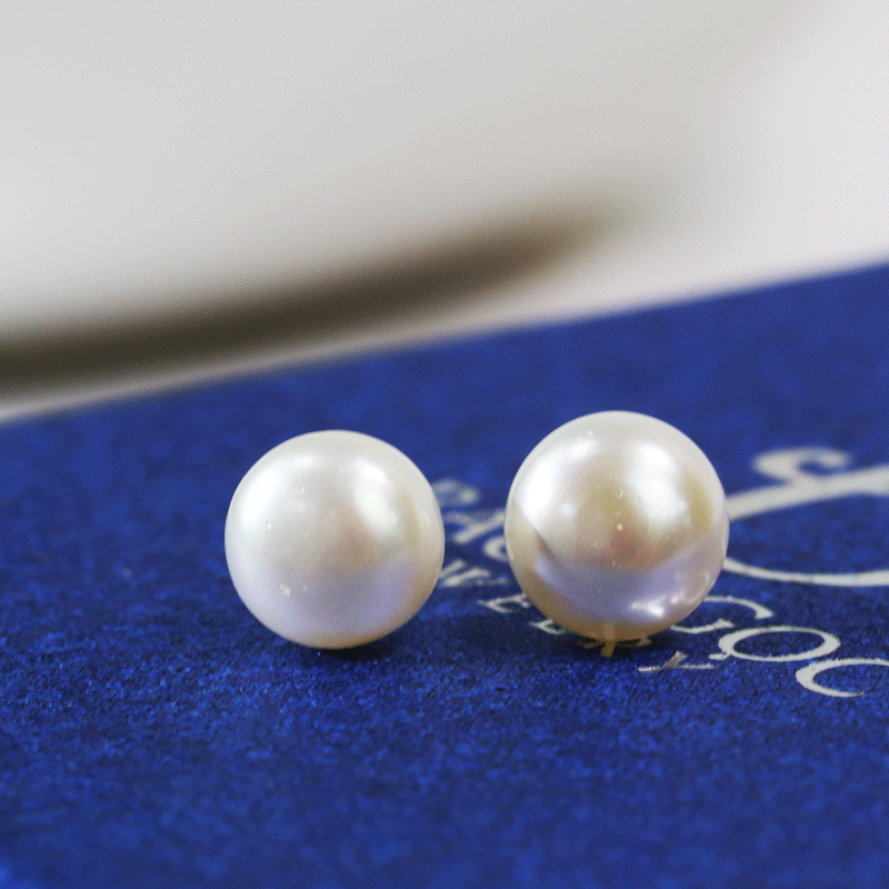 Bông Tai Ngọc Trai Tự Nhiên Nước Ngọt - Bông Tai Bạc S925 Đính Ngọc Trai - B2510 - Bảo Ngọc Jewelry