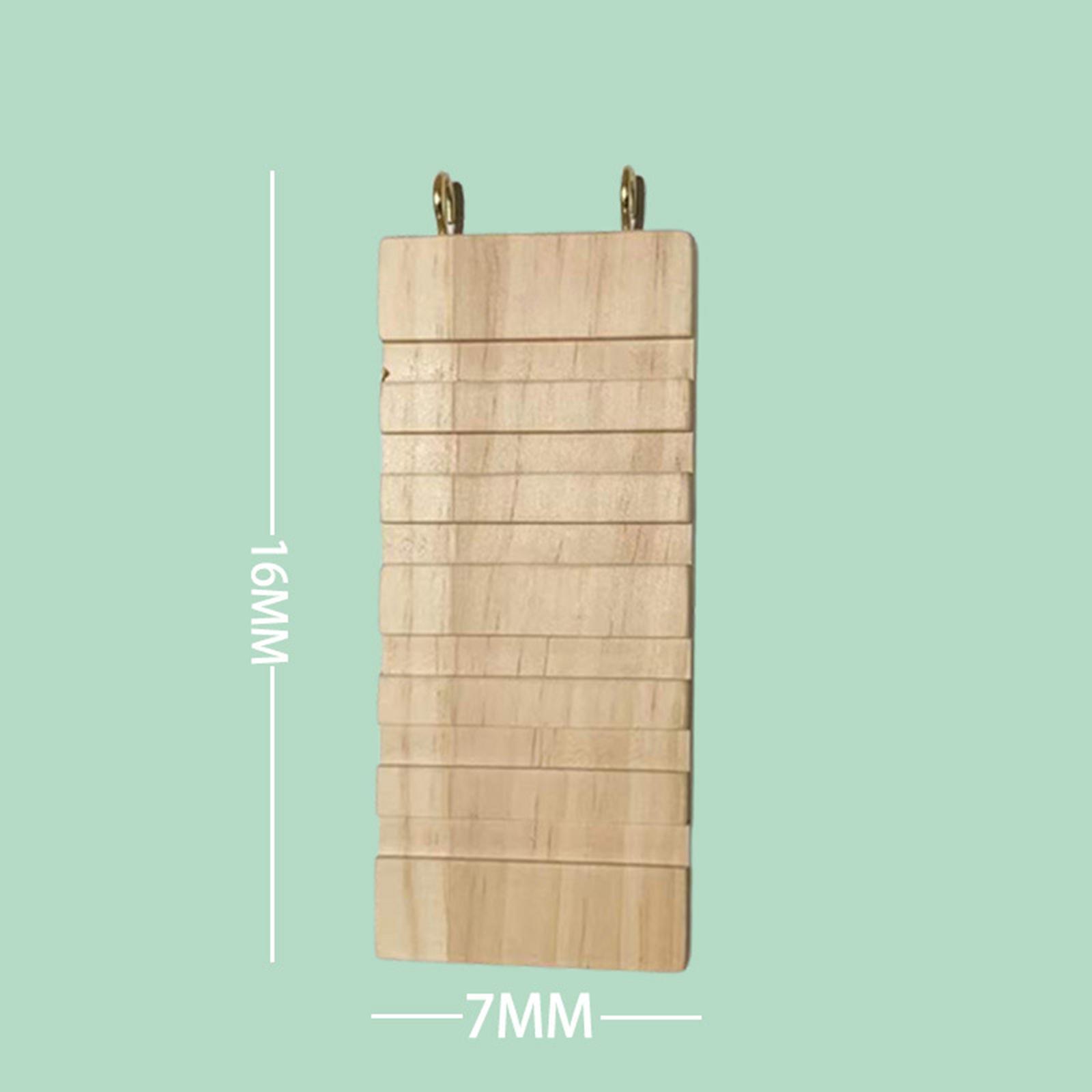 Hamster Wooden House with Ladder Hideaway Nesting Habitat for Guinea Pigs