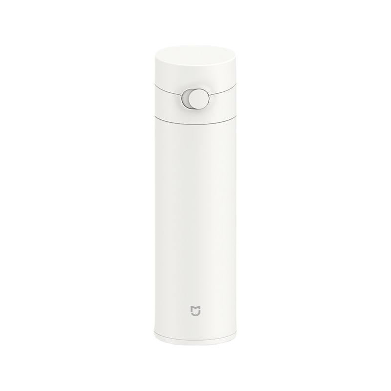 Phong cách mới nhất của cốc giữ nhiệt Mijia phiên bản nắp lò xo cho nam và nữ dung tích lớn 480mL xách tay lót inox 316L đơn giản