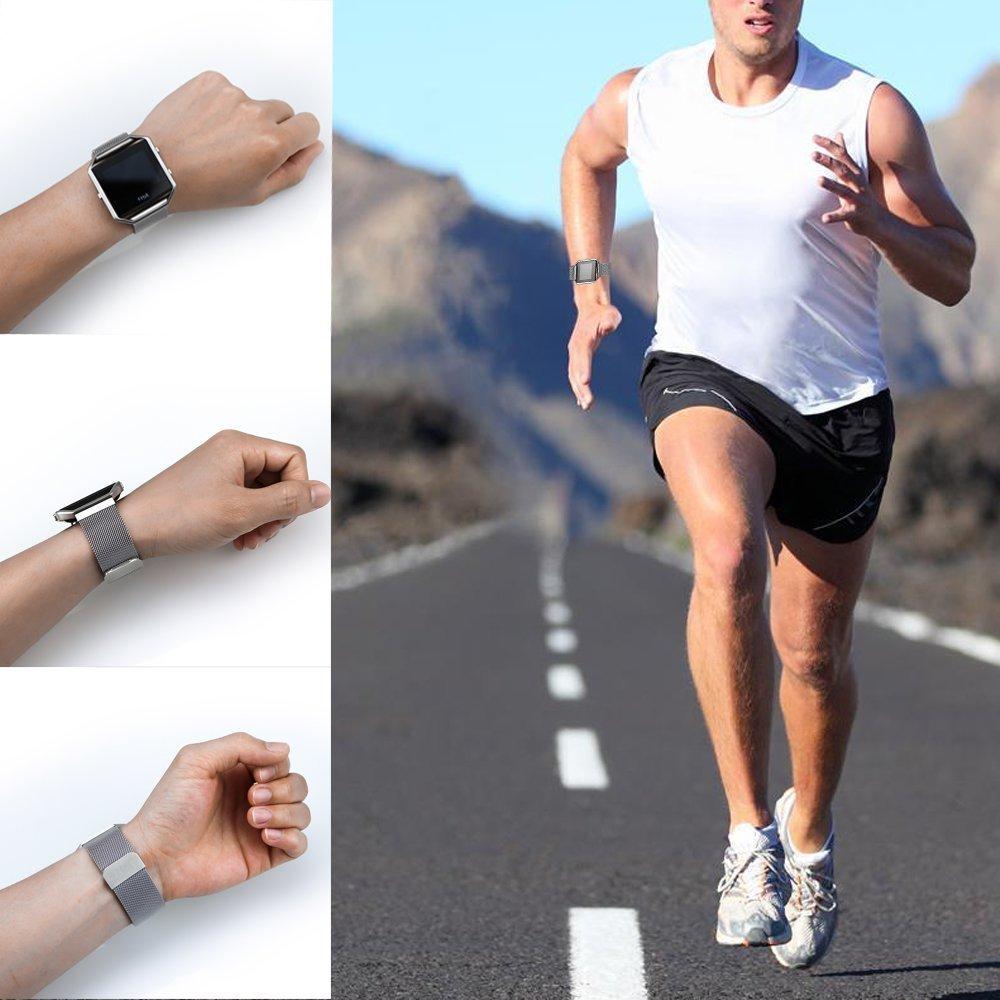 Dây đeo Fitbit Versa bằng thép không gỉ