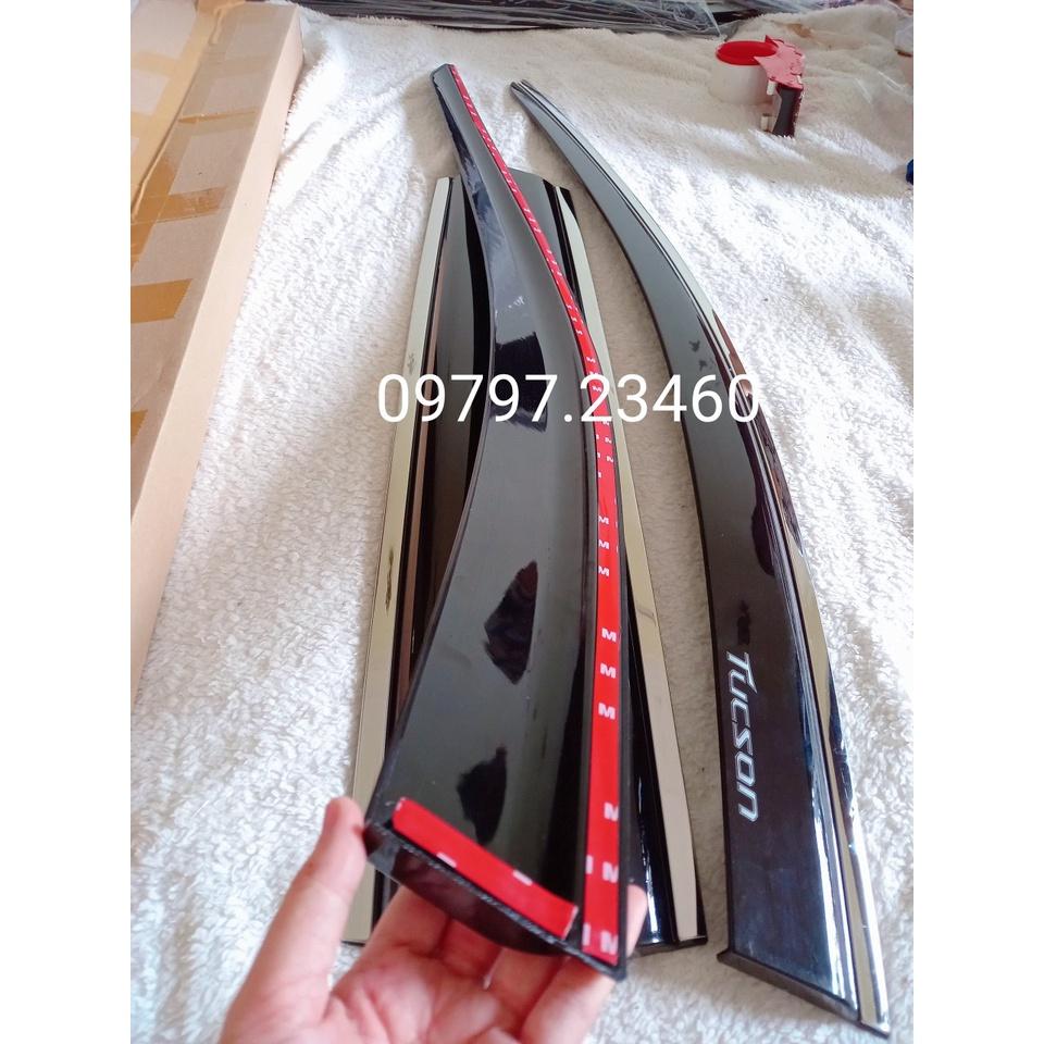 Vè che mưa Hyundai Tucson 2022 chỉ inox cao cấp, đổi lại và hoàn tiền trong 30 ngày nếu không hài lòng