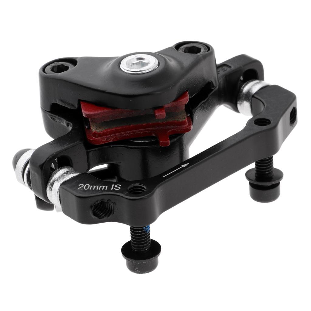 2xBike Disc Brake Rotor Mechanical Caliper 160mm Cable Set Rear Caliper Rotor