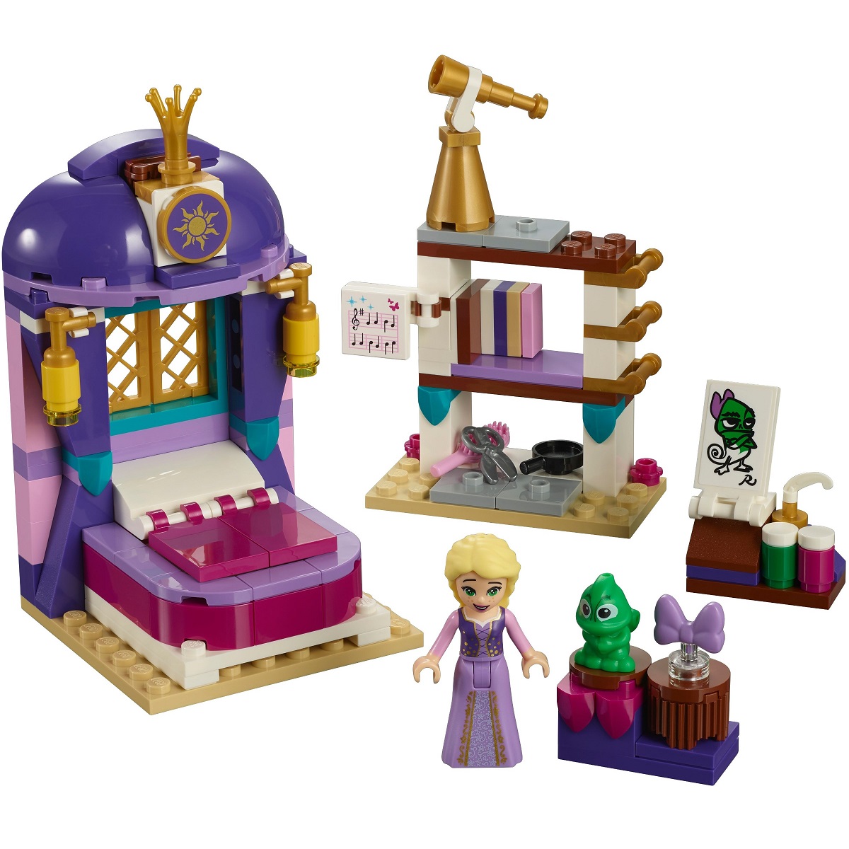 Bộ Lắp Ráp Phòng Ngủ Lâu Đài Của Rapunzel LEGO DISNEY PRINCESS 41156 (156 chi tiết)