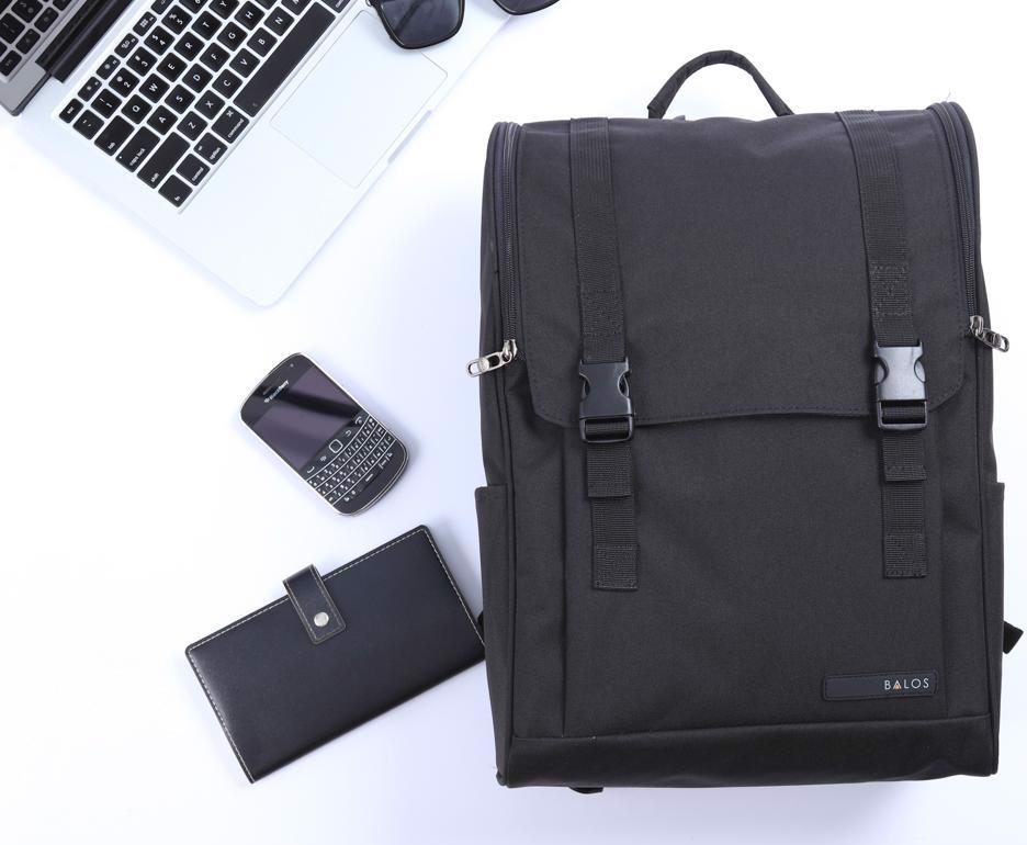 Balos FORWAY Black Backpack - Balo Laptop Thời Trang