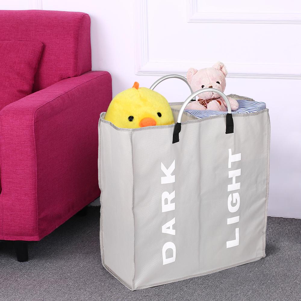 Túi đựng đồ giặt Dung tích lớn có 2 ngăn bằng vải oxford 600D cao cấp, tay cầm bằng hợp kim nhôm chống gỉ