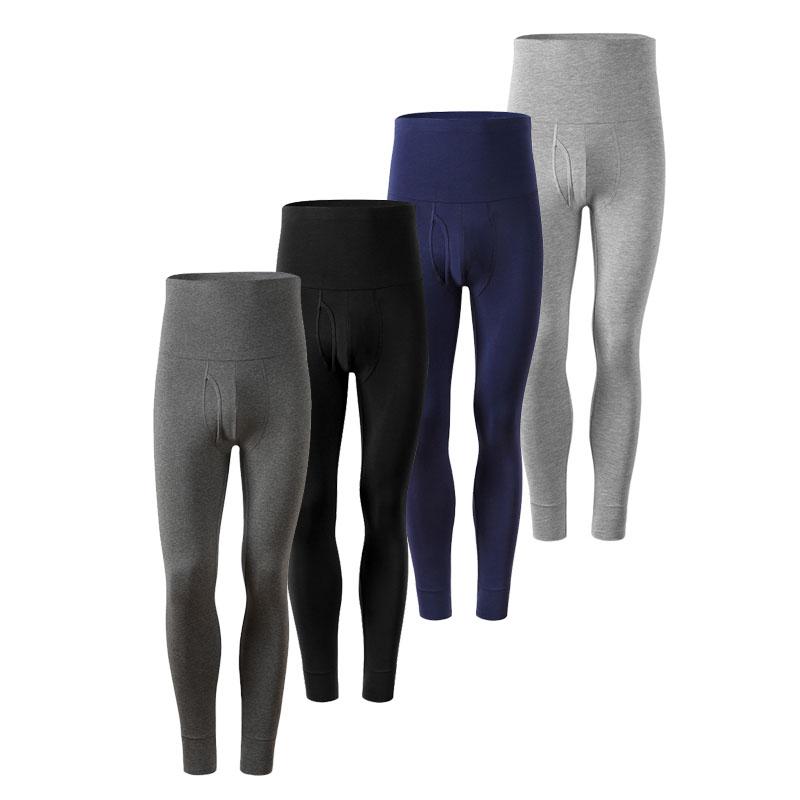 Nam Nhiệt Đồ Lót Quần Dài Mùa Đông Ấm Nam Hở Đáy Quần Quần Lót Dài Johns Quần Legging
