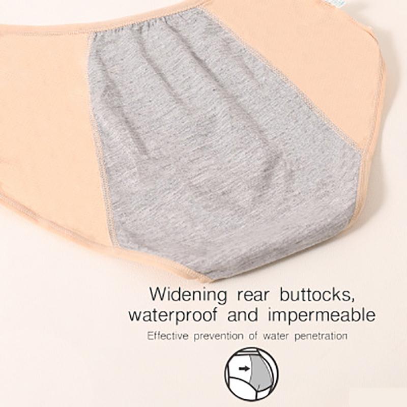 3 Cái/lốc Kinh Nguyệt Quần Lót Plus Size Nữ Gợi Cảm Quần Rò Rỉ Chống Quần Lót Thời Kỳ Chống Cotton Quần Đùi Sinh Lý Quần