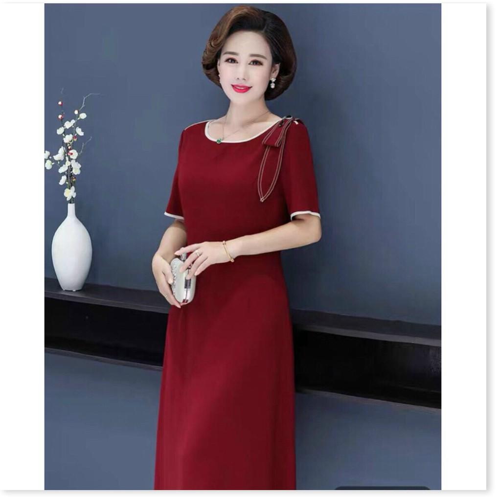 ĐẦM COTTON LẠNH SUÔNG VAI NƠ CÀI PHỤ KIỆN THỜI TRANG KING STORE