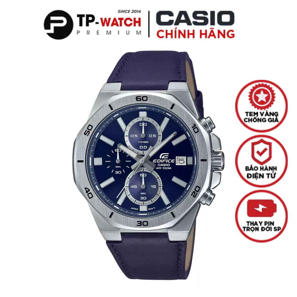 Đồng Hồ Nam Dây Da Casio Edifice EFV-640L-2A Chính Hãng | EFV-640L-2AVUDF