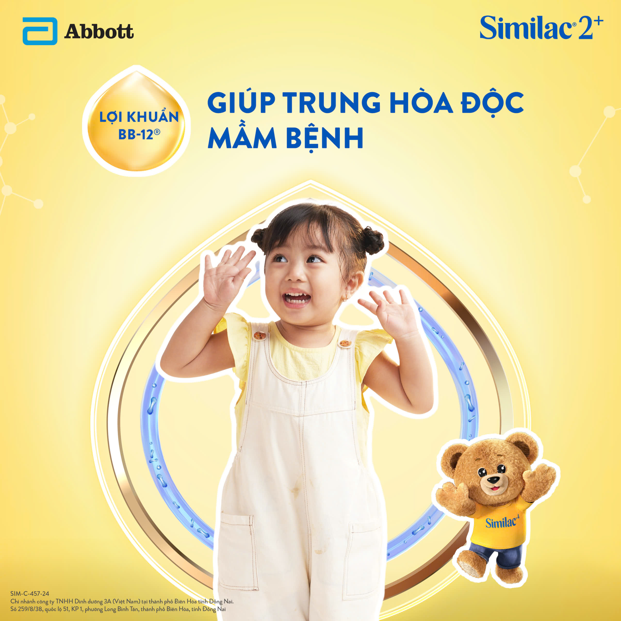 Sữa Bột Similac 2+ (Dành cho trẻ từ 2 - 6 tuổi) - 800g
