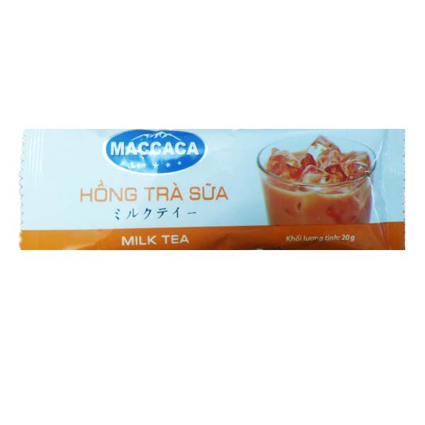 Hộp 100 bao tay dùng 1 lần tự phân hủy Nhật Bản + Tặng gói hồng trà sữa (Cafe) Maccaca siêu ngon