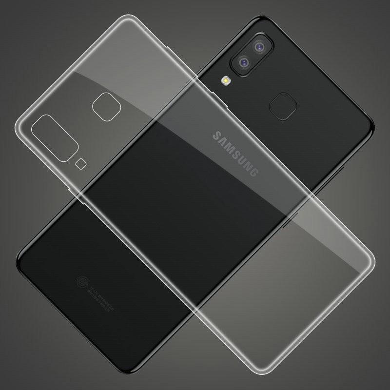Ốp lưng dẻo trong suốt dành cho samsung A8 Star