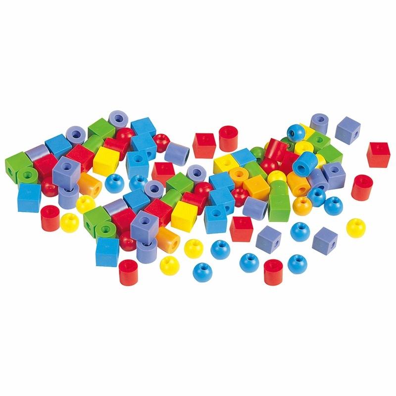 Bộ Xâu Chuỗi Vòng Hạt Nhỏ - Plastic Beads - Gigo Toys #1041-6R