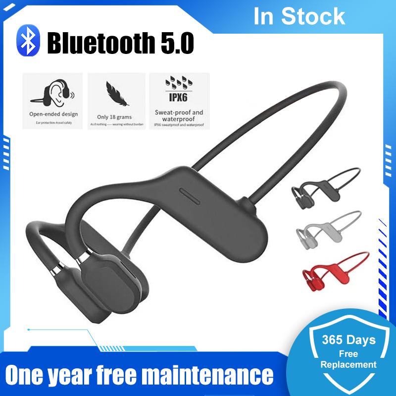 Dẫn Truyền Xương Tai Nghe Không Dây Bluetooth Chống Thấm Nước Thoải Mái Mặc Mở Tai Trọng Lượng Nhẹ Không-Tai Nghe Nhét Tai Thể Thao