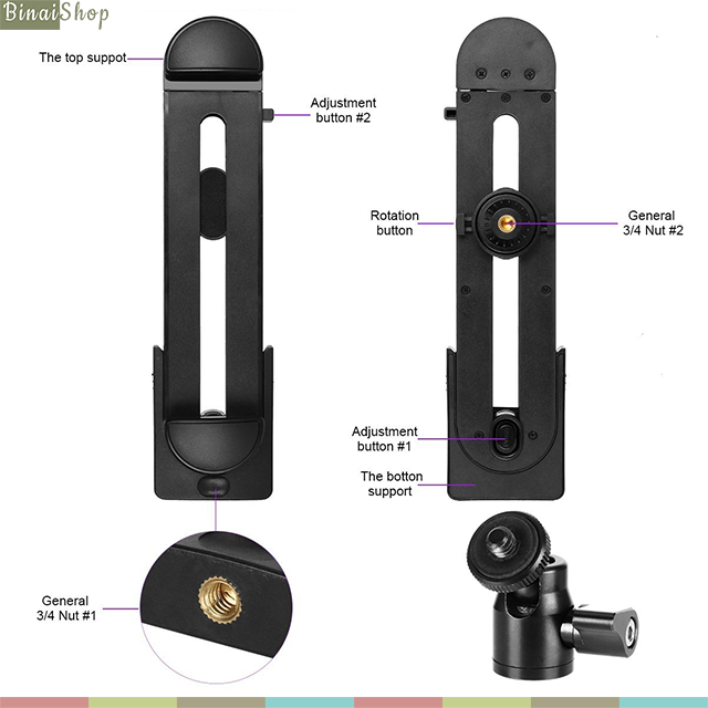 Giá kẹp Ipad máy tính bảng U-Pad Ulanzi hàng chính hãng