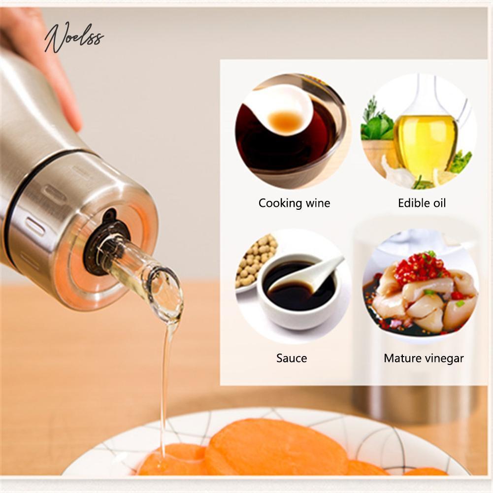 Bình đựng dầu ăn / giấm đa năng với vòi rót bằng thép không gỉ