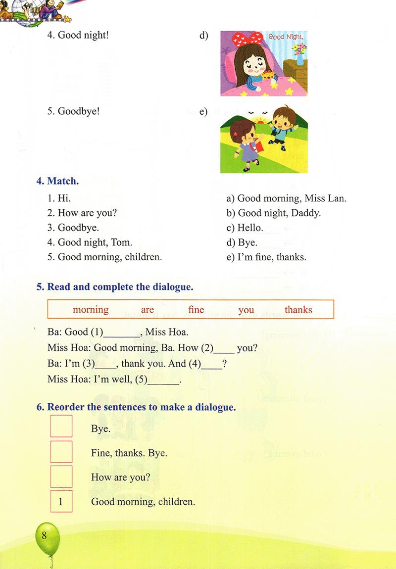 Vở Thực Hành Tiếng Anh Lớp 4