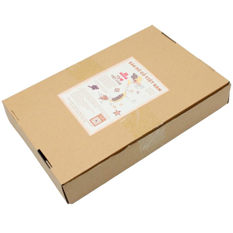 Bộ Tranh Xếp Hình Gỗ Bản Đồ Việt Nam - Size M - 100 x 80 cm - Bách Mộc