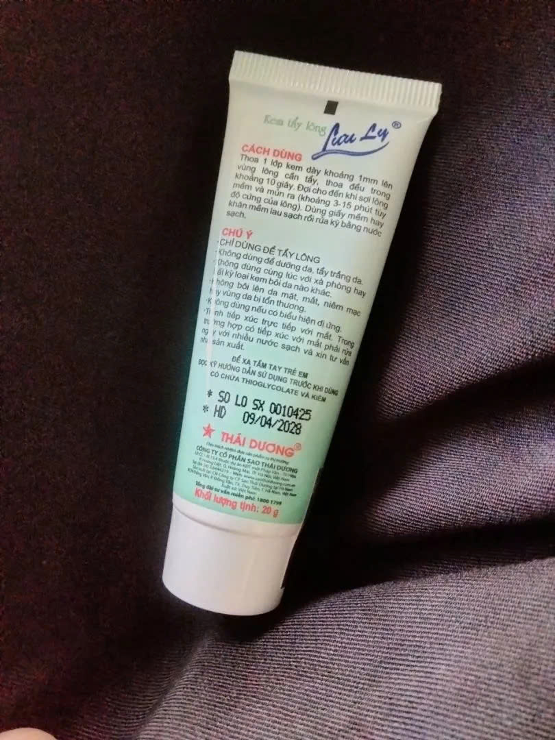 Kem tẩy lông nách, tay, chân, Đùi, Đường Bikini 20g Tẩy lông nhẹ nhàng, không gây đau và làm chậm thời gian lông mọc trở lại