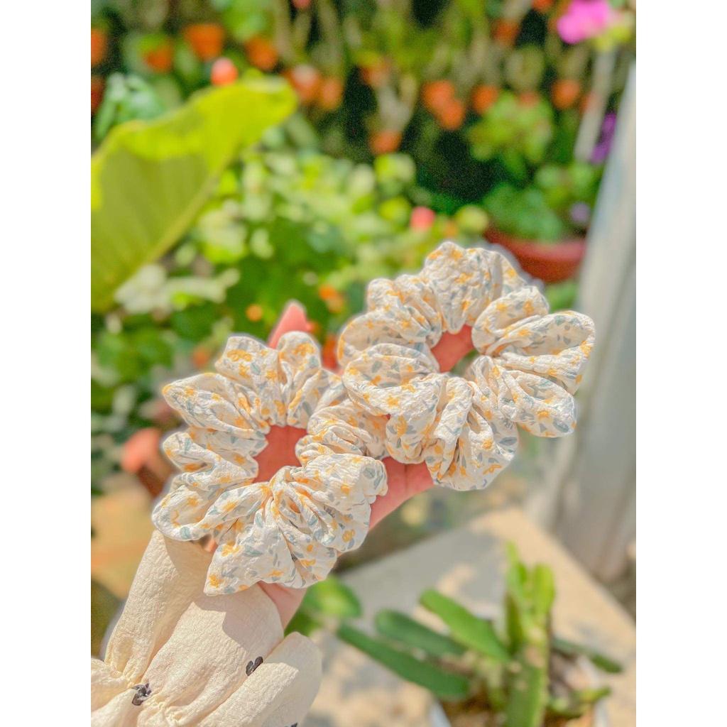 Dây Cột Tóc Nữ Scrunchies Nhiều Màu Dễ Thương, Tiểu Thư Dễ Phối Đồ
