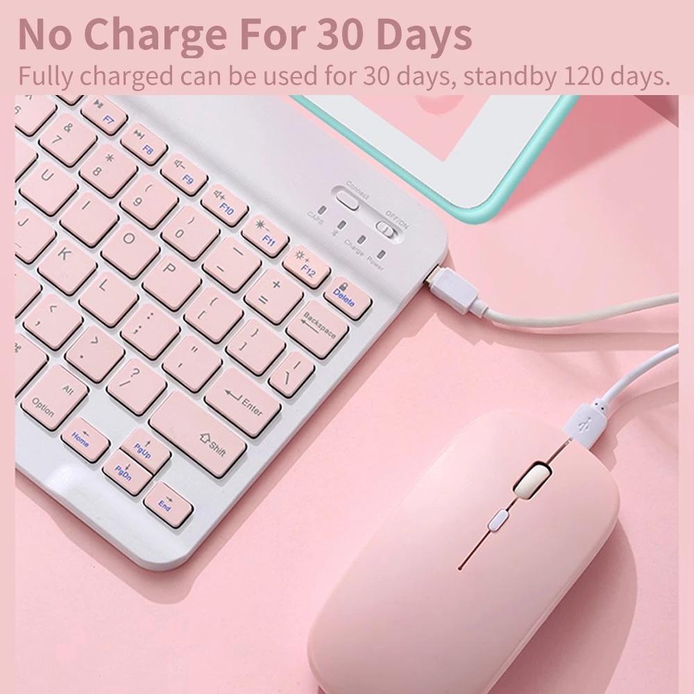 Bàn phím bluetooth ko dây kèm chuột cho lenovo tab p11 pro tb-j706f & lenovo tab p11 & p11 plus tablet táo