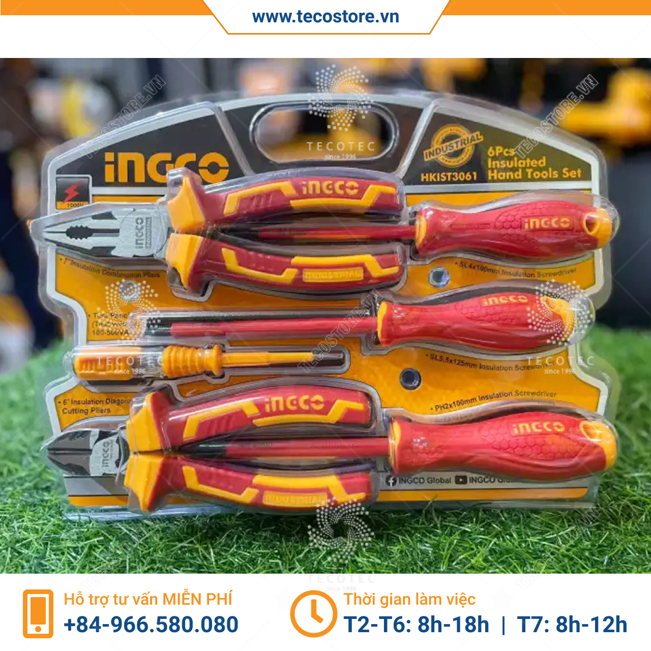 Bộ 6 dụng cụ sửa chữa điện INGCO HKIST3061