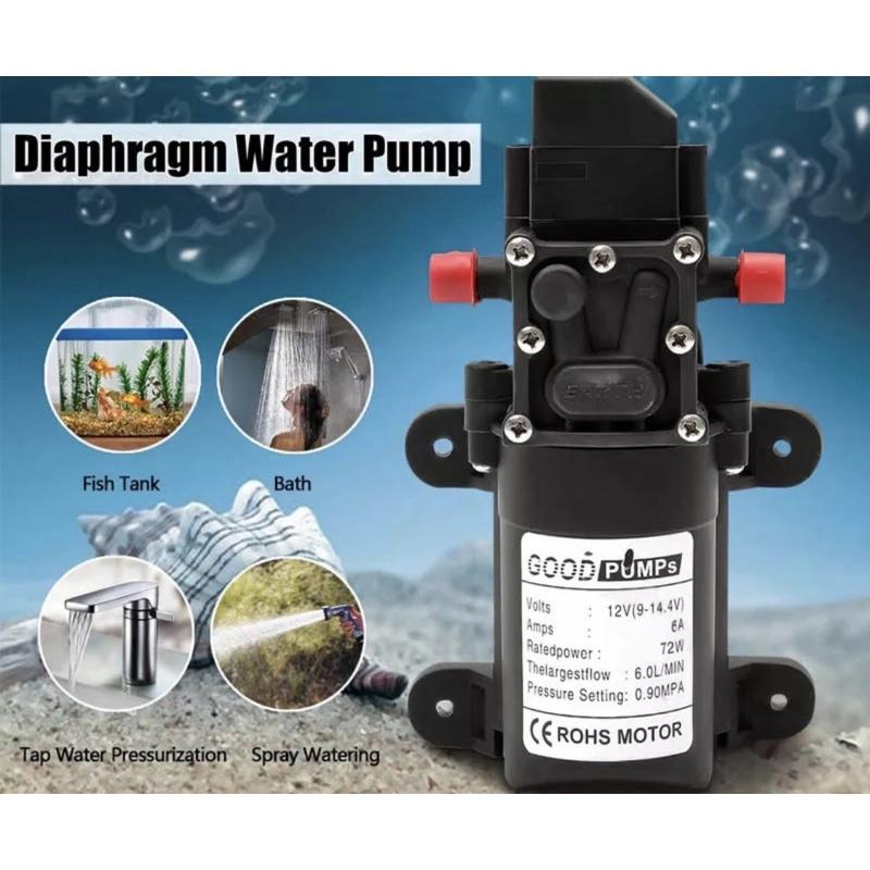 Máy Bơm Áp Lực Cao 12V100W 1.1MPA 8 lít/phút