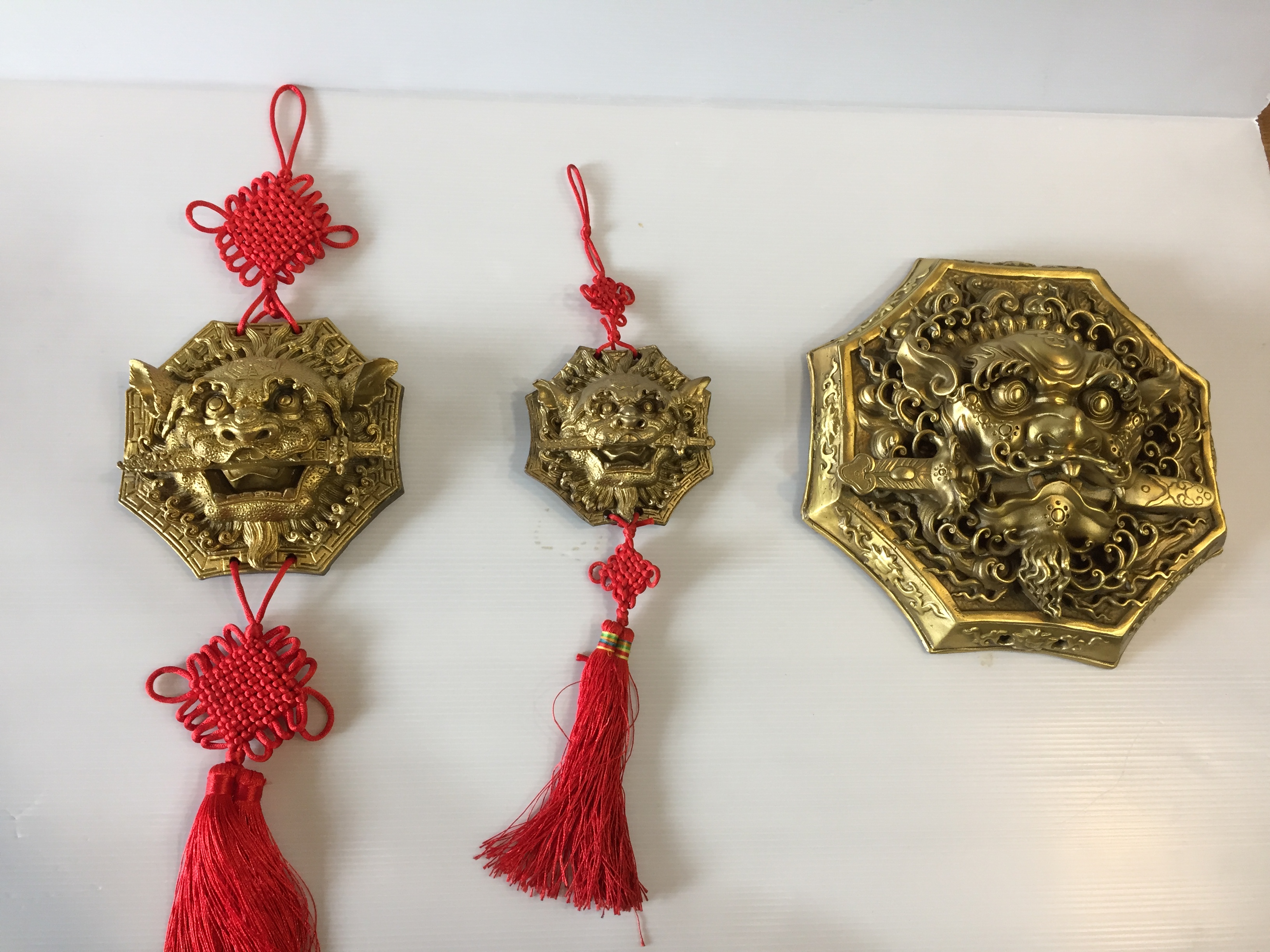 Mặt hổ phù bằng đồng trấn trạch phong thủy