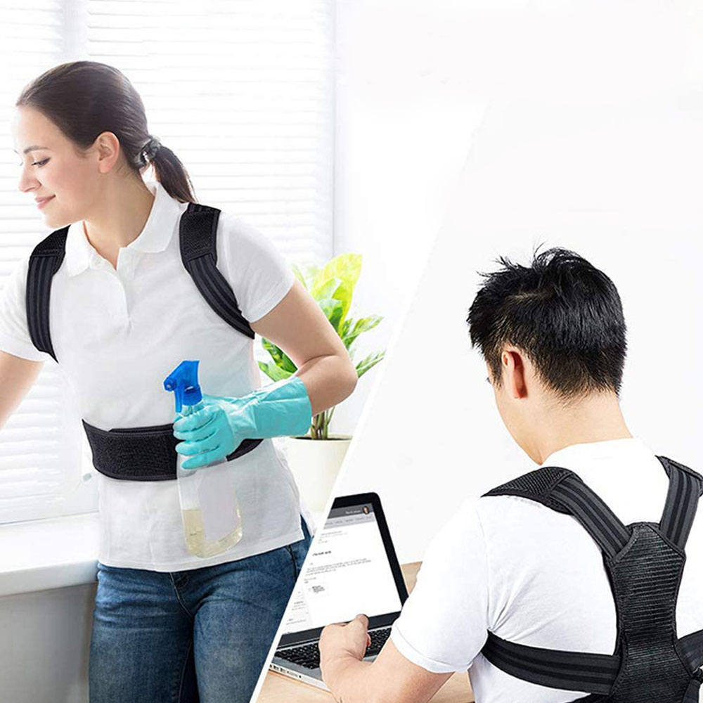 Đai chống gù lưng, đai điều chỉnh tư thế cho người lớn,Có thể gập lại, thiết kế mỏng không bị phát hiện