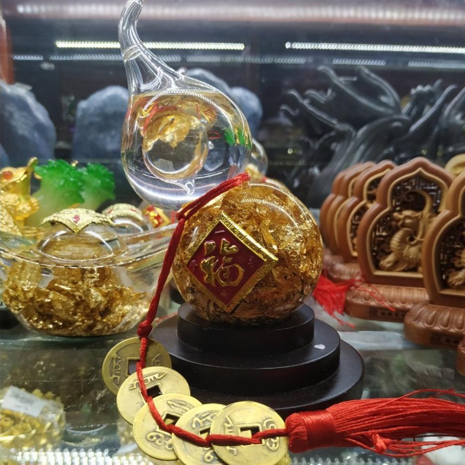 Hồ Lô vàng tài lộc + đồng tiền