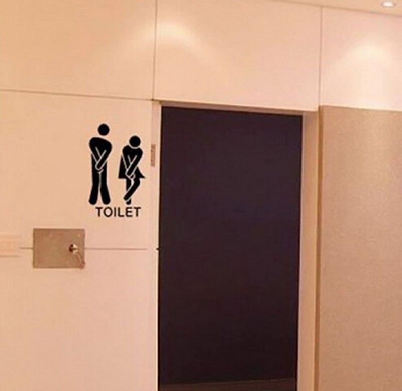 Miếng Dán Trang Trí Hình Biểu Tượng Toilet Ngộ Nghĩnh