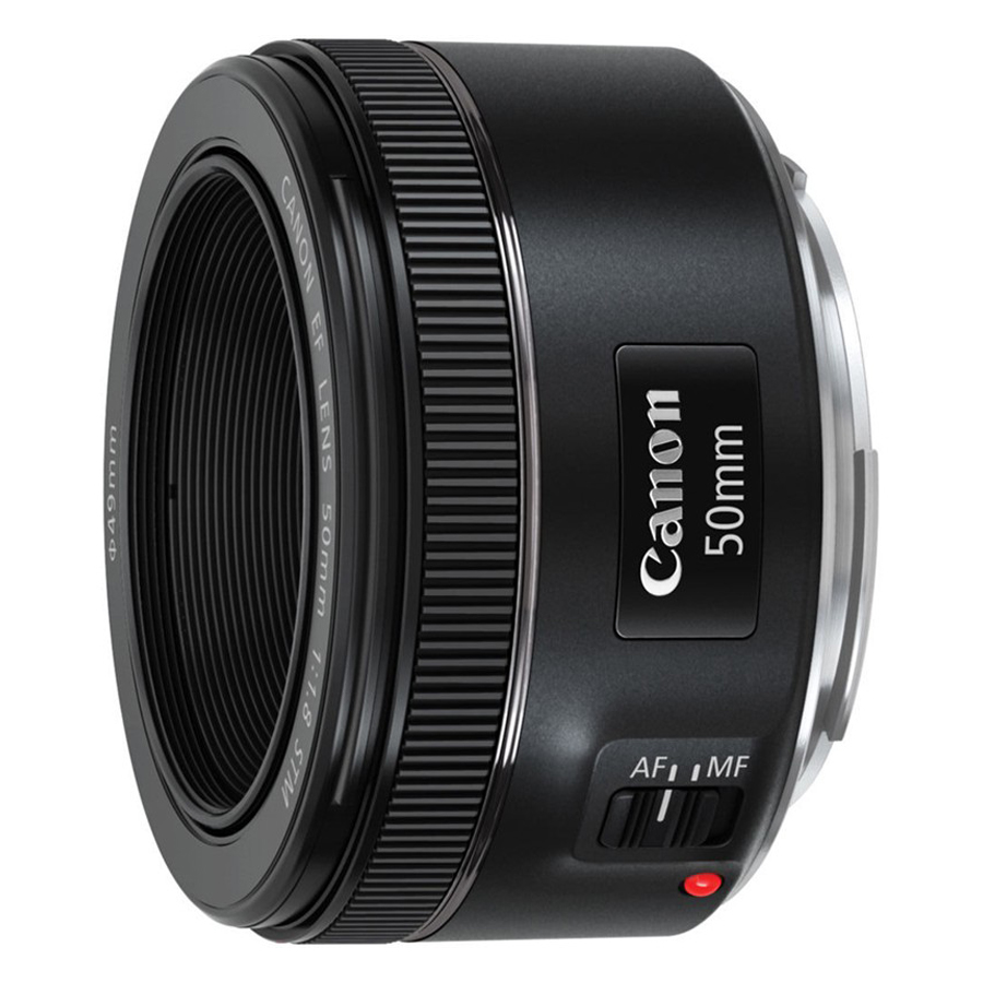 Ống Kính Canon 50mm f/1.8 STM (Hàng Nhập Khẩu) - Tặng Tấm Da Cừu Lau Ống Kính