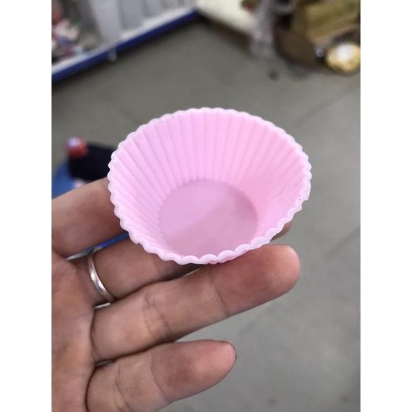 Set 12 khuôn silicone làm bánh cupcake