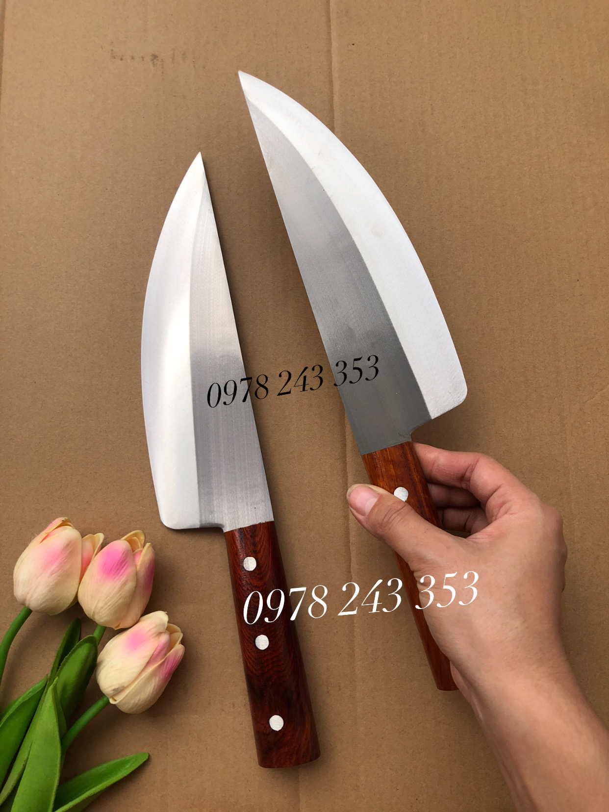 Dao bầu to thái - lọc khôg gỉ
