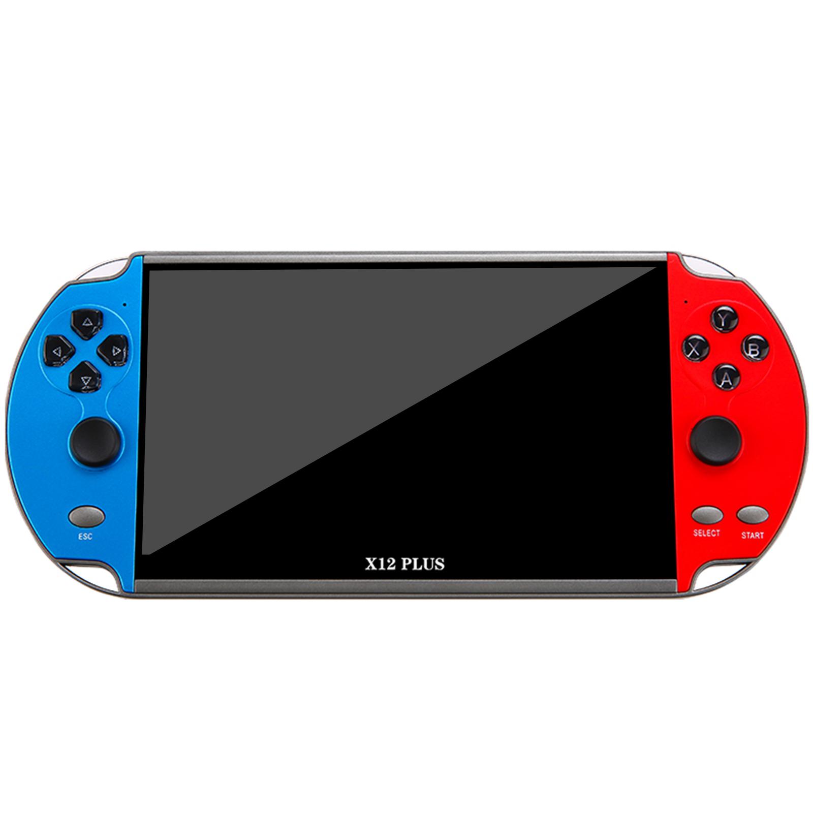 X12 Plus 7 inch Video Game Console Built in 1000 Games 16GB Handheld Double Joystick Game Controller Spupport AV Output