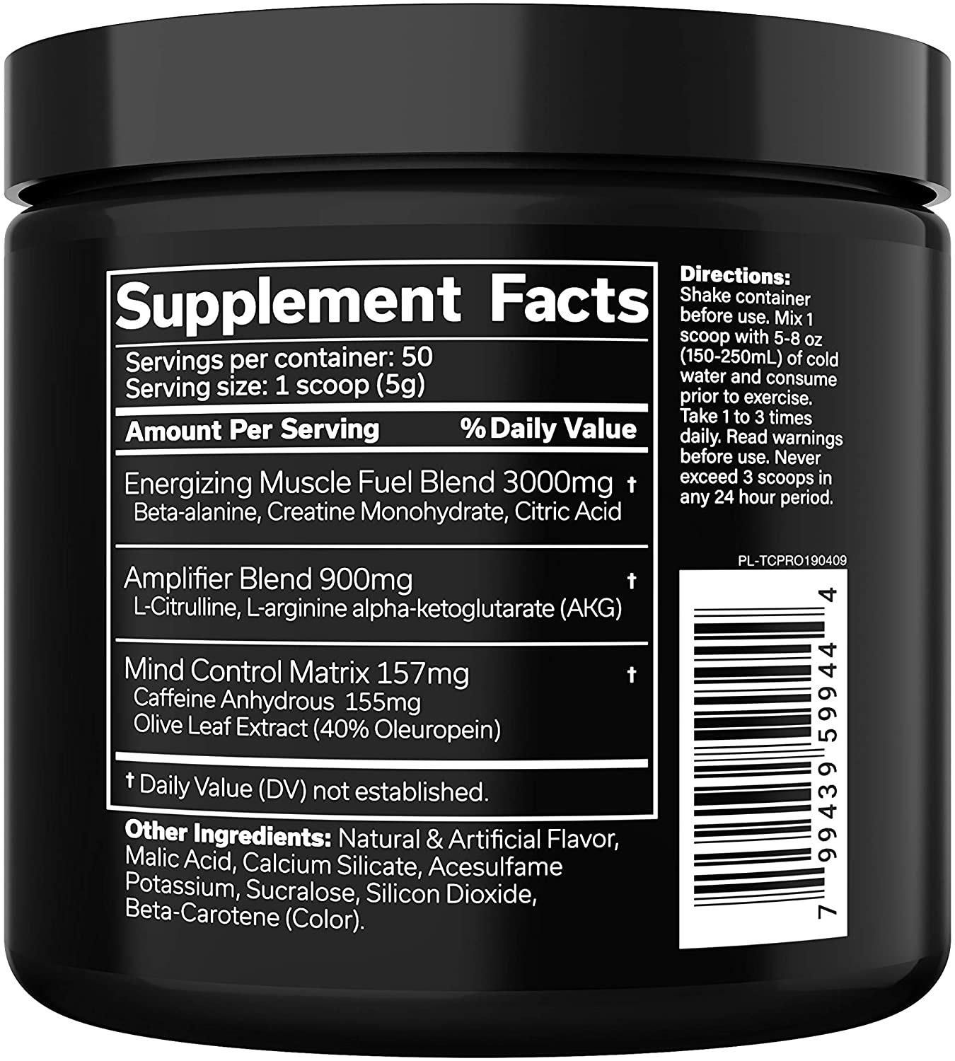 The Curse Pre Workout (50 Servings) - Tăng Sức Mạnh Năng Lượng Trong Tập Luyện