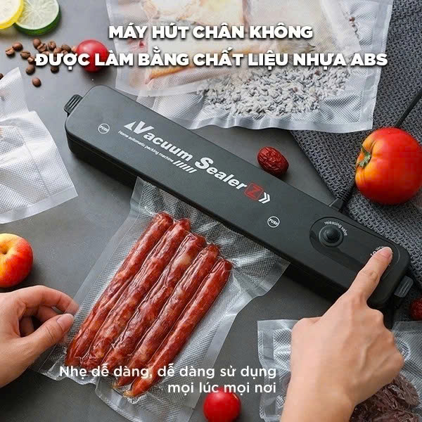 Máy Hút Chân Không Tự Động Vacuum Sealer Đóng Gói An Toàn: Loại Tốt Cho Thực Phẩm, ĐÈN TRANG TRÍ , ĐỒNG HỒ TREO TƯỜNG, TRANG TRÍ NHÀ CỬA