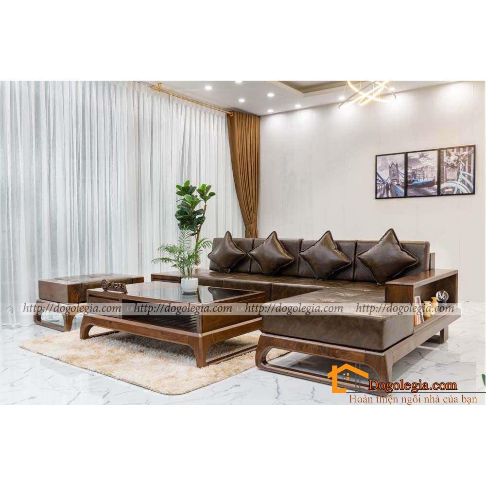 Đẹp Tinh Tế Với Mẫu Sofa Gỗ Cao Cấp LG-SG139