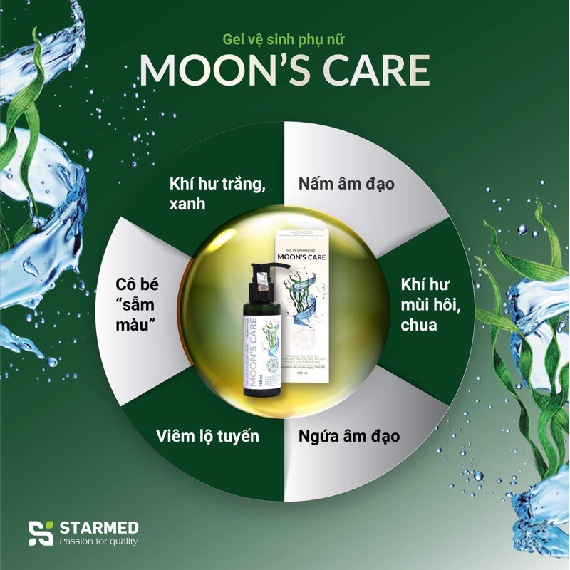 Dung Dịch VS Moon's Care Kháng Khuẩn, Hỗ Trợ Giảm Nấm, An Toàn Cho Da Nhạy Cảm 100ml