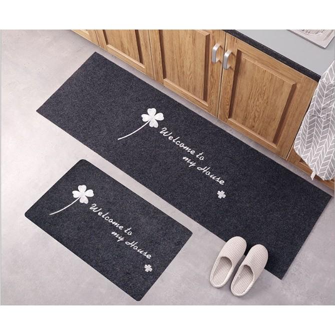 Bộ thảm lót sàn nhà bếp cao cấp (40 x 60 và 40 x 120 cm) (Bốc màu ngẫu nhiên